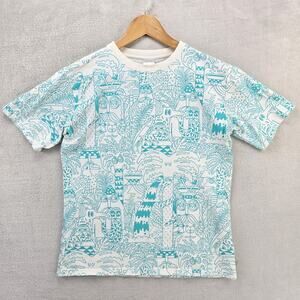 Ikea Steve Harrington Shirt Mens Small All Over Print AOP Graffiti Rare Vintage